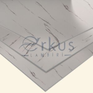 ERT-001 FlexiMarble Erkus Plastik PVC levha PVC sheet Marble slab look Mermer Levha Görünümü