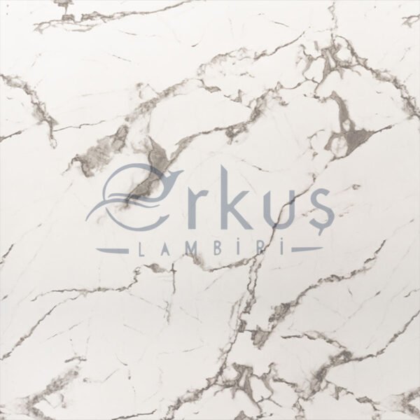 ERT-001 FlexiMarble Erkus Plastik PVC levha PVC sheet Marble slab look Mermer Levha Görünümü